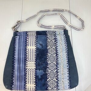 Boho Blue Patterned Women's Bag